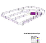 1200 Head Sheep Yard Design