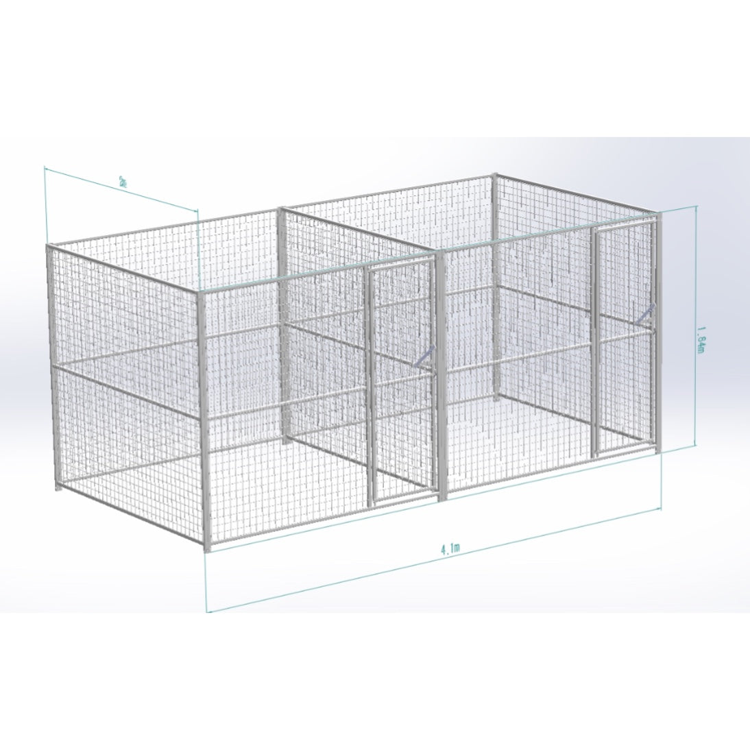 2 sets Pet enclosure - 1.8m high
