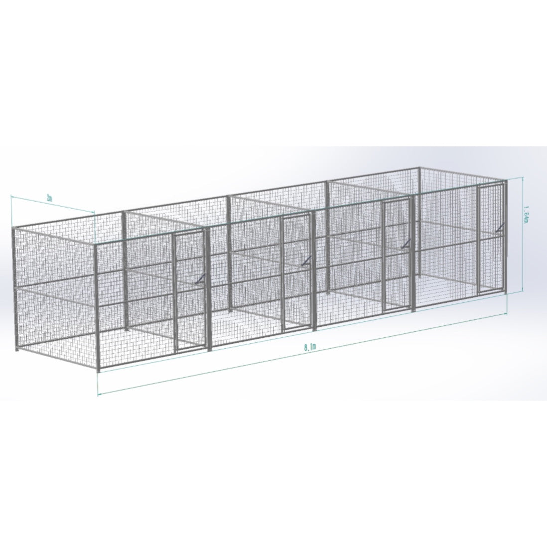 4 sets Pet enclosure - 1.8m high