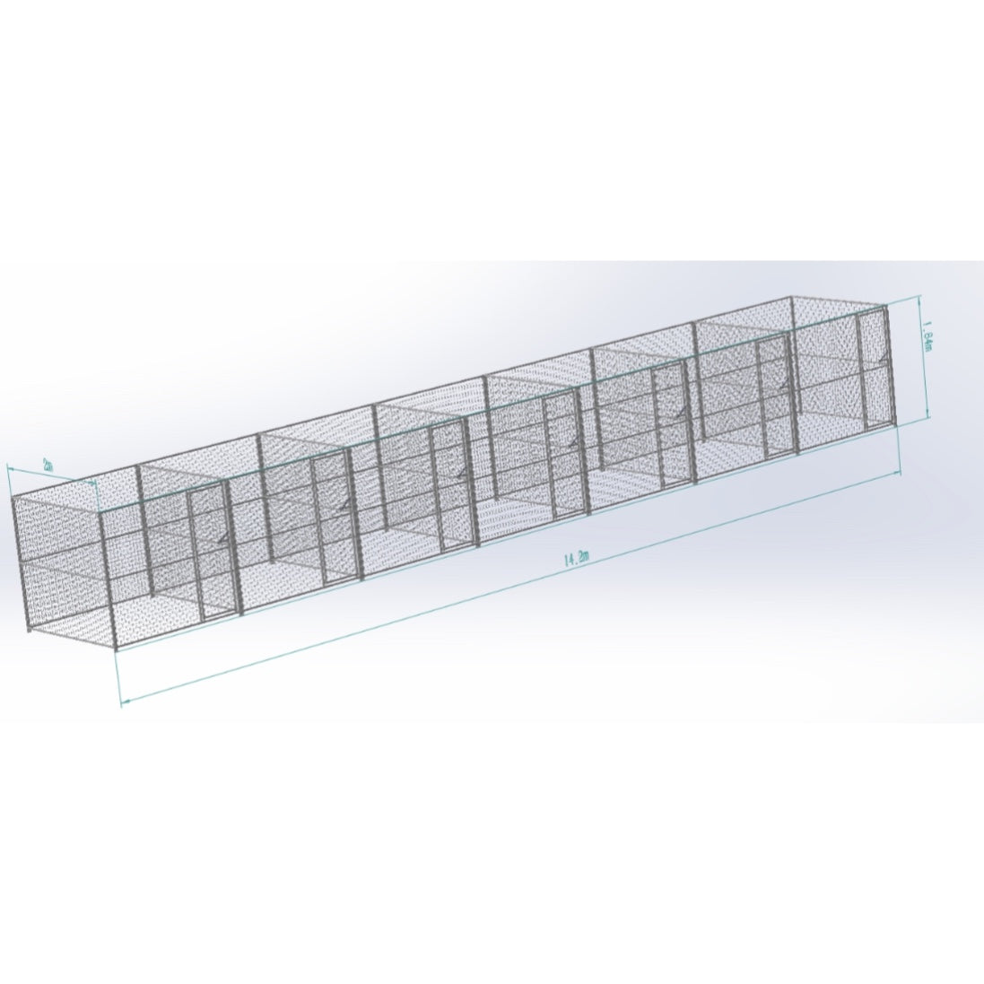 7 sets Pet enclosure - 1.8m high