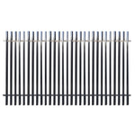 1.2m high x 2m long Steel Blade Fence