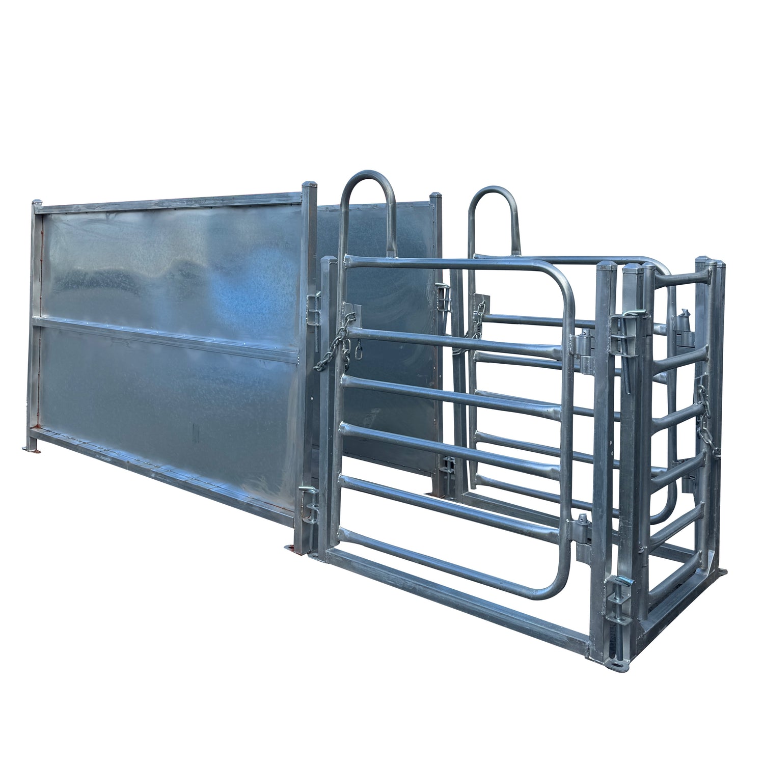 Economical Sheep Drafting Race with Blind Panel - 1.26mm high x 3.2m long