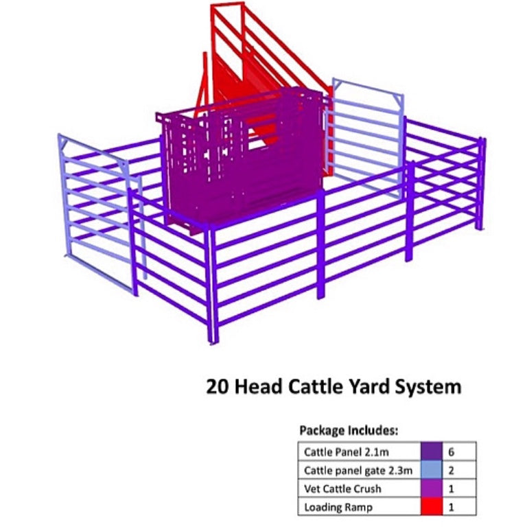 20 Head Cattle Yard Design