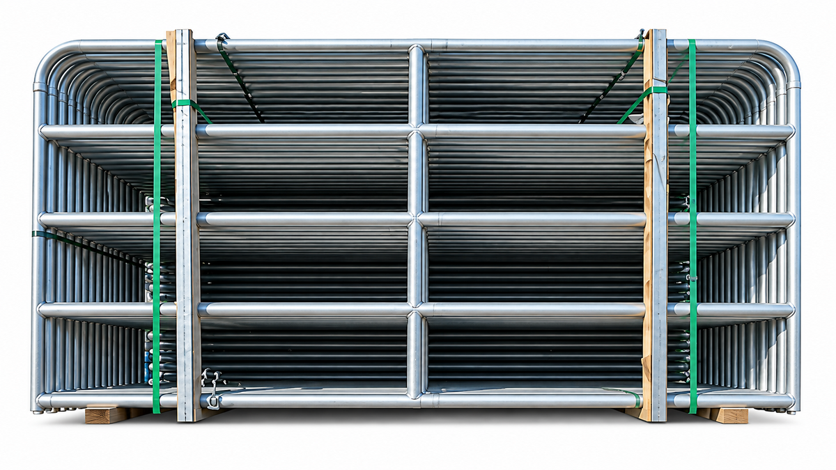 1.2m x 2.4m Hot dipped Heavy duty farm gate (Filled with tube)
