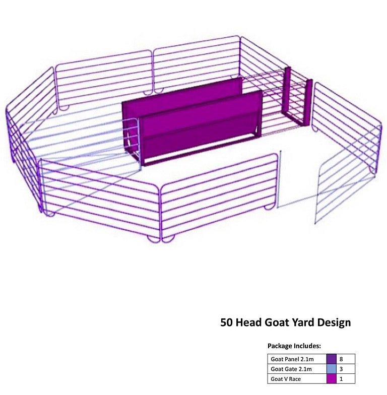 50 Head Goat yard Design