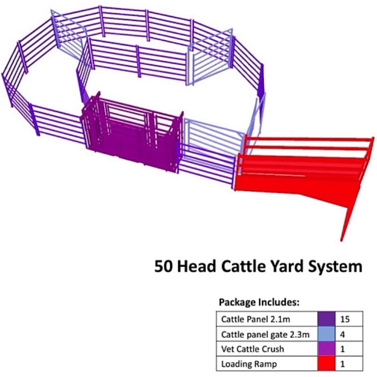 50 Head Cattle Yard Design