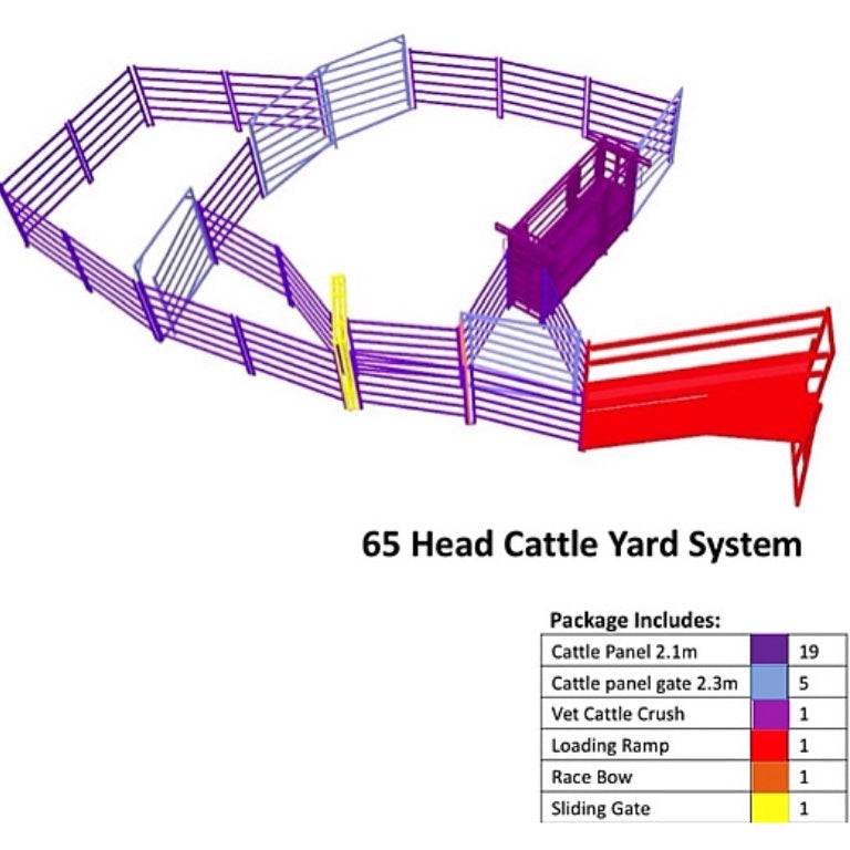 65 Head Cattle Yard Design