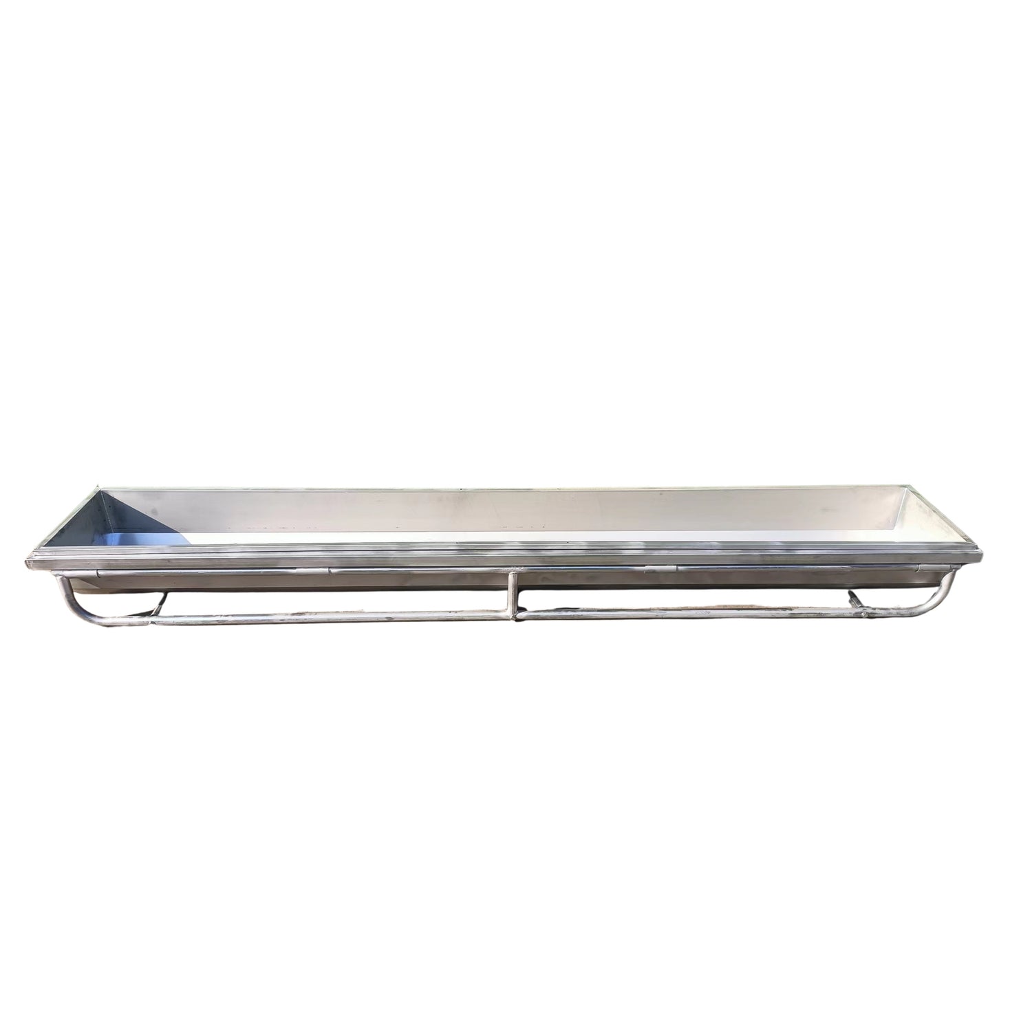 0.45m high x 3m long Stainless Steel Drink Trough