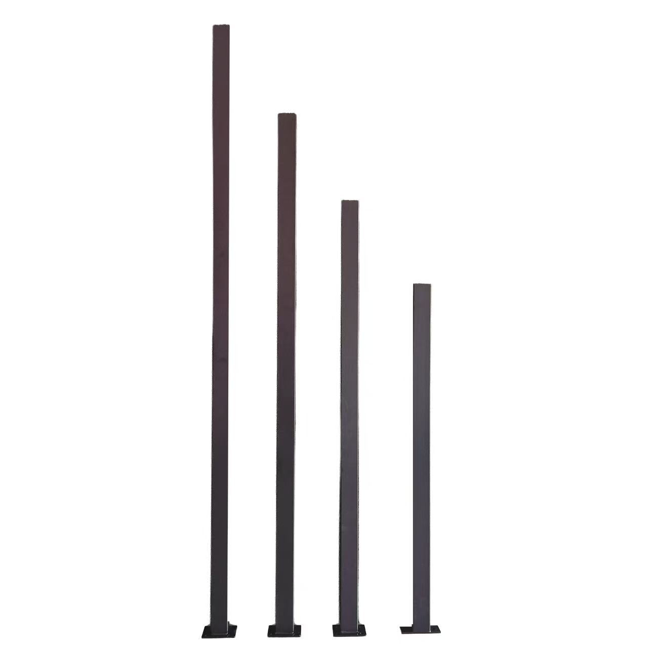 1.55M high post with plate (65mmx65mm) – Mixsteel