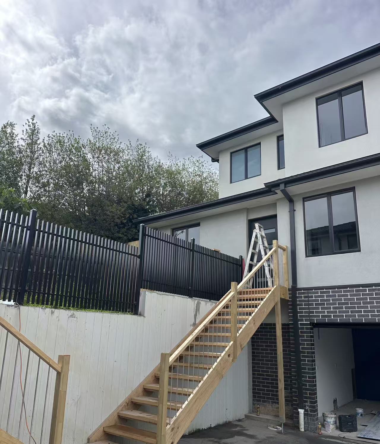 1.2m high x 2m long Steel Blade Fence